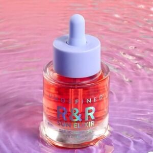 Undefined Beauty R&R Sun Elixir SPF 30 Glow Oil Broad Spectrum 1oz NIB